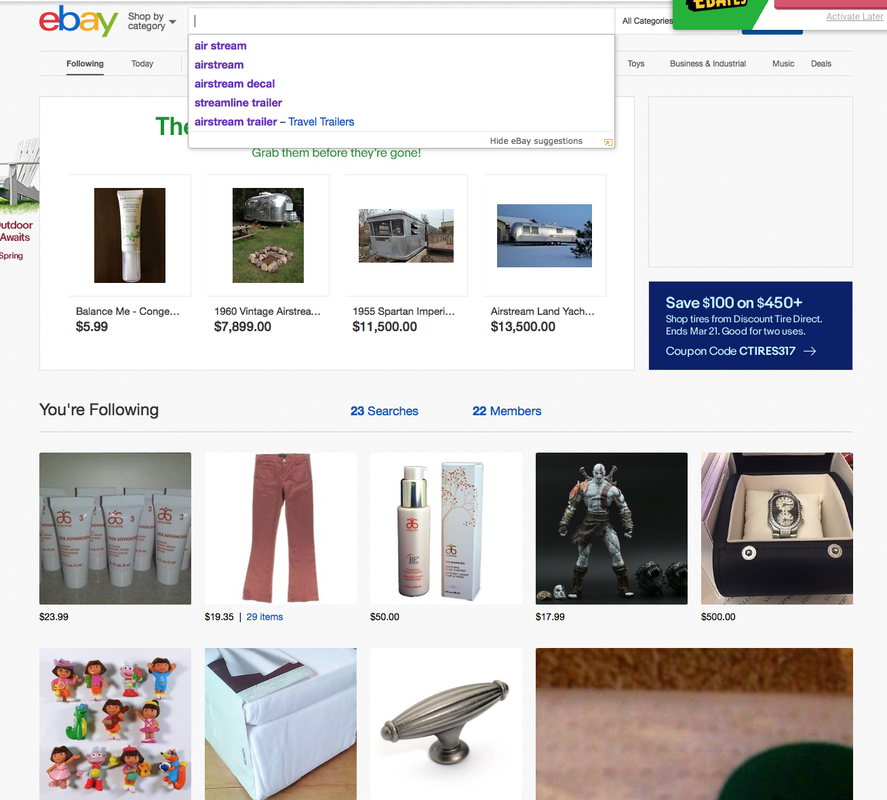 Check out my recent eBay searches!!!